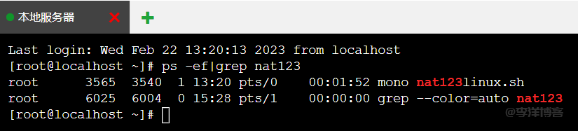 Linux利用nat123软件实现内网穿透的图文教程
