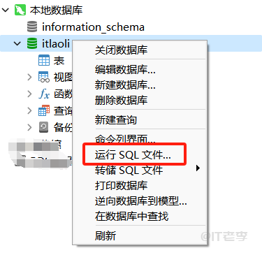 使用Navicat数据库软件导入sql文件时没有对应的类型怎么解决?