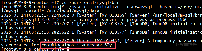 CentOS7系统下手动安装MySQL8.0版本,亲测有效,图文教程超详细。